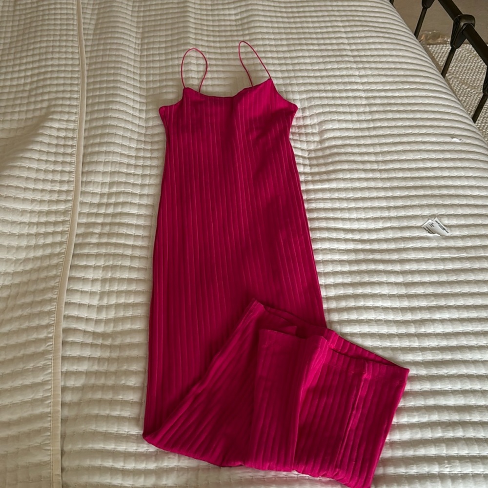 Long Pink Zara Dress